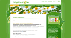 Desktop Screenshot of drogerie-moser.ch
